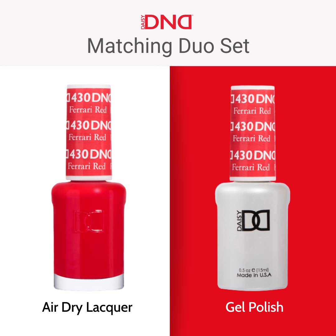DAISY DND swatch on fingers displaying intense Popsicle #818 coverage, shows salon-level pigmentation