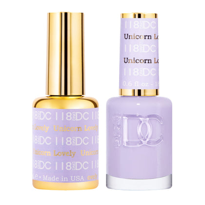 DAISY DND front packaging showing both gel and lacquer, clear matching color