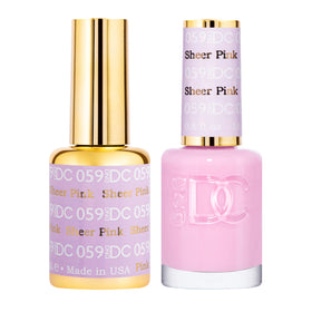 DAISY DND front packaging showing both gel and lacquer, clear matching shade