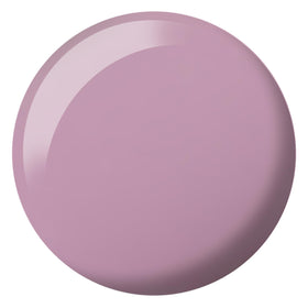 DAISY DND swatch on fingernail showing sheer lilac tint and buildable color