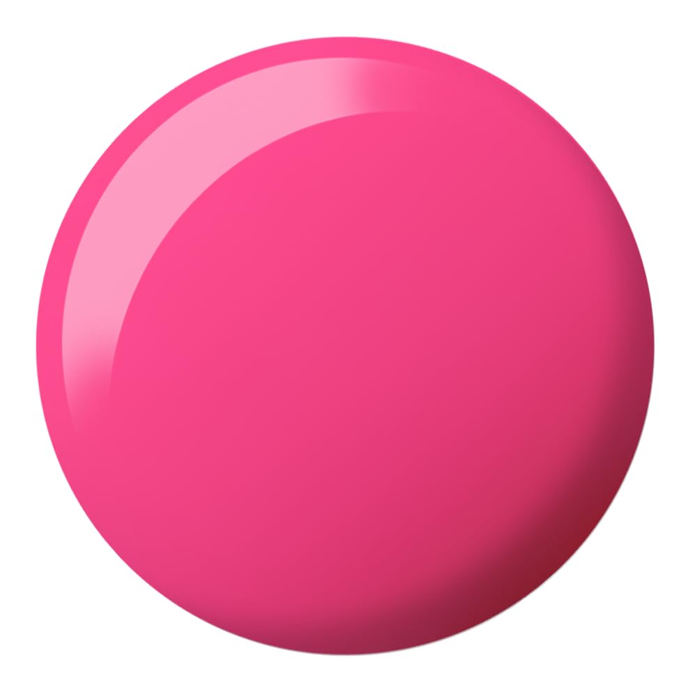 DAISY DND lacquer swirl texture showing glossy hot pink, quick-dry finish