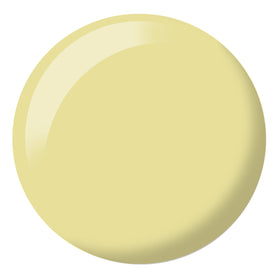 DAISY DND swatch on nail wheel displaying 290 U Shine yellow, true-to-shade benefit