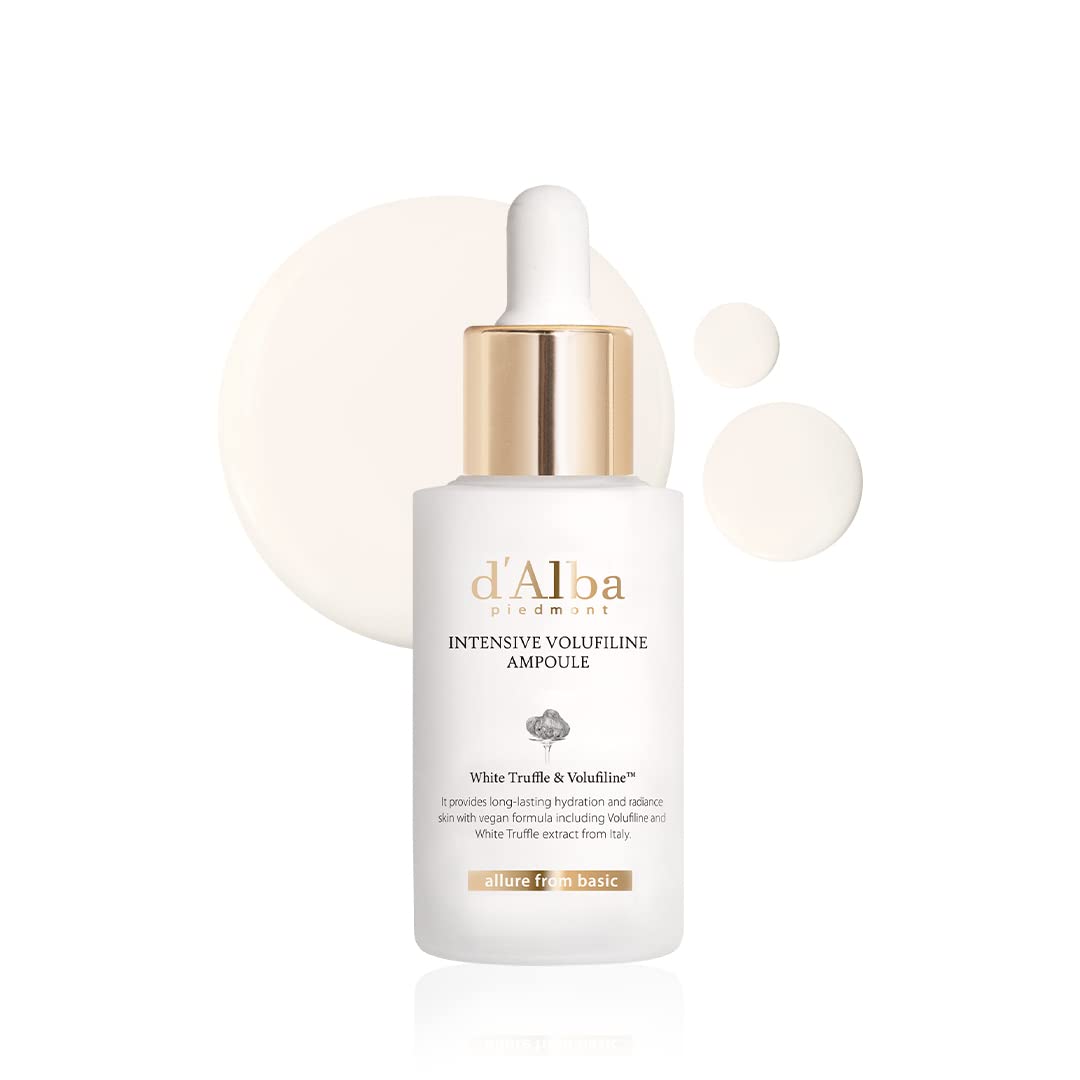 d'alba Piedmont ampoule front packaging showing bottle and box benefiting routine clarity