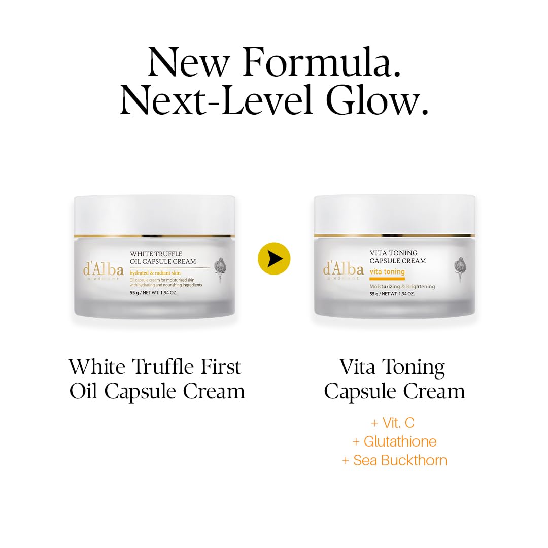 d'alba Piedmont capsule close-up revealing targeted nutrient delivery