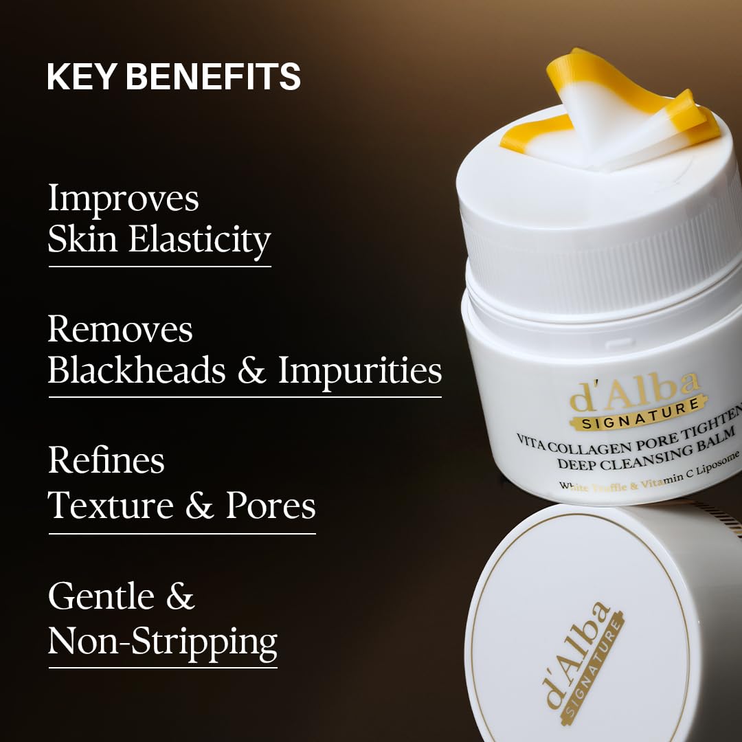 d'alba Piedmont emulsified milk texture on fingertip, illustrating clean rinse benefit