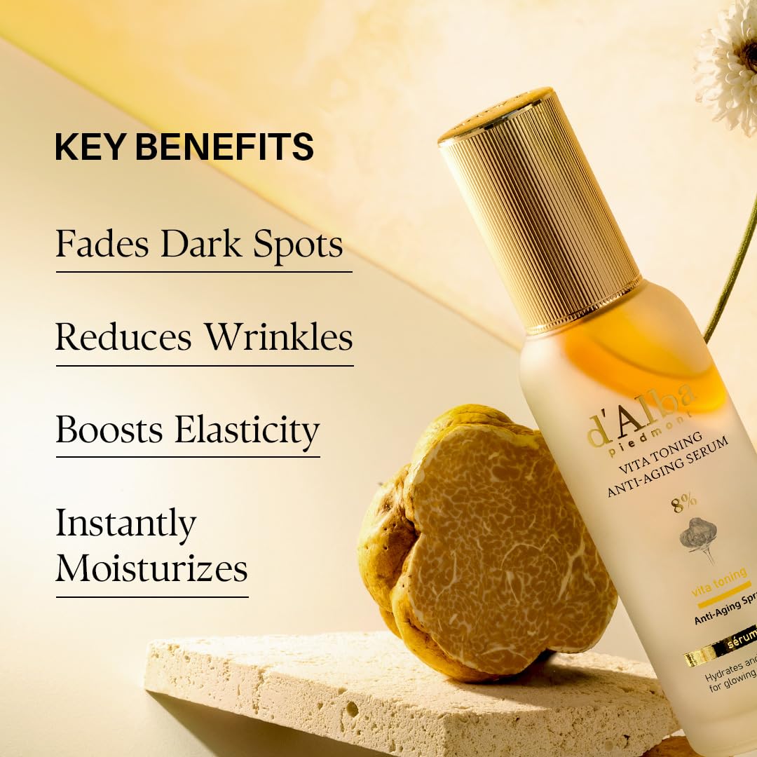 d'alba Piedmont fine mist spraying on skin demonstrating lightweight hydration