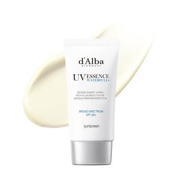 d'alba Piedmont front packaging shows SPF 50+ and benefits for daily protection