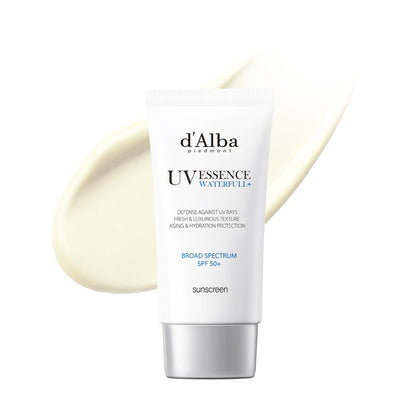 d'alba Piedmont front packaging shows SPF 50+ and benefits for daily protection