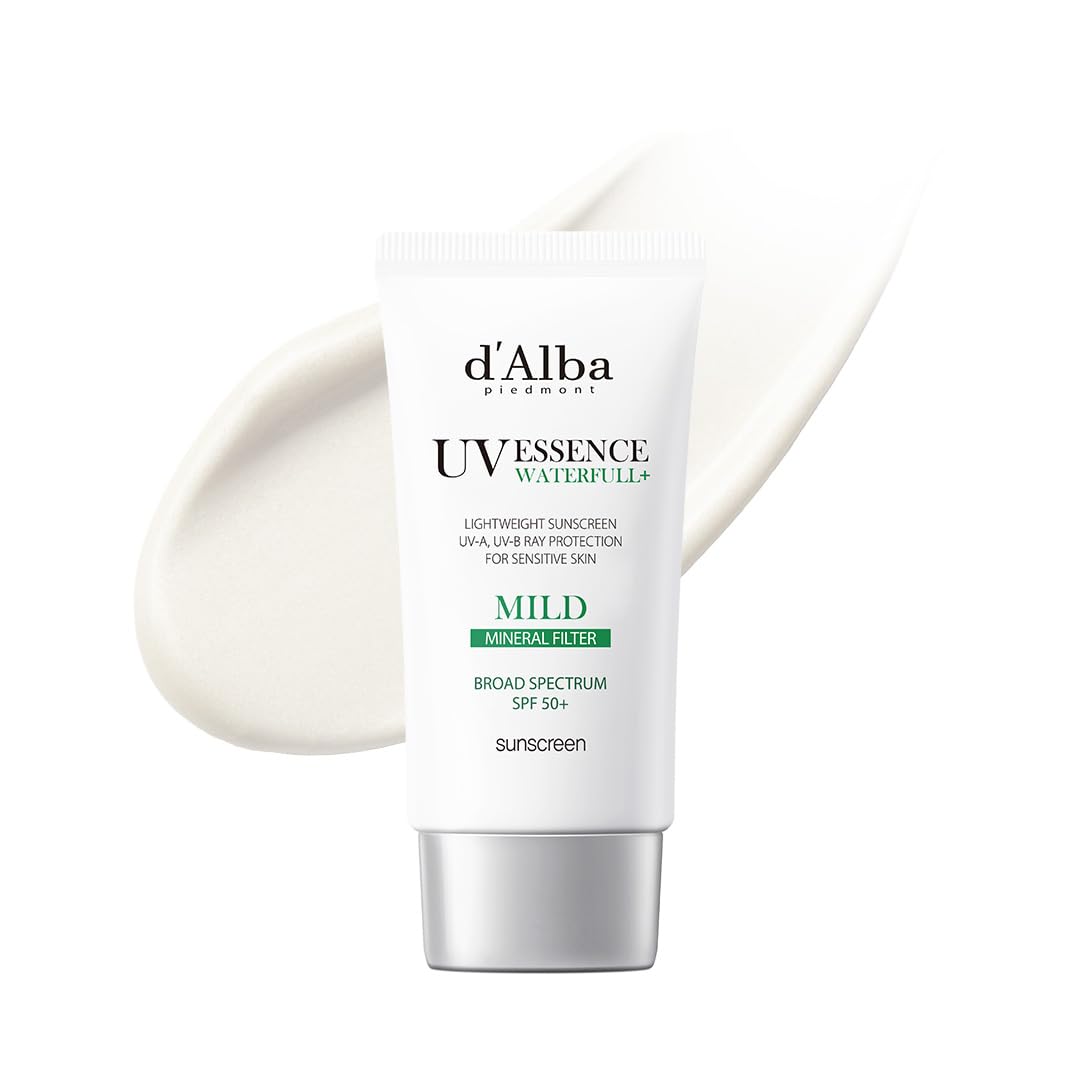 d'alba Piedmont front packaging showing SPF50+ and vegan label for confident protection