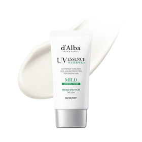 d'alba Piedmont front packaging showing SPF50+ and vegan label for confident protection