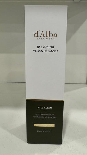 d'alba Piedmont bottle in bathroom lifestyle scene suggesting routine integration and calm