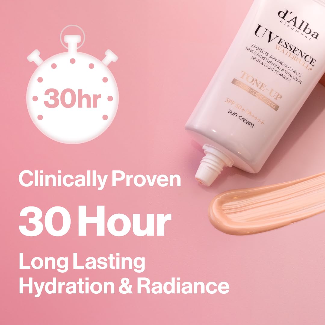 d'alba Piedmont applied under foundation as a priming base for smoother makeup