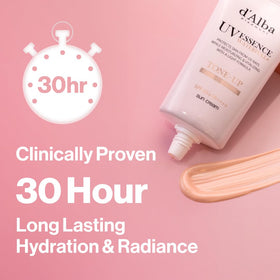 d'alba Piedmont applied under foundation as a priming base for smoother makeup