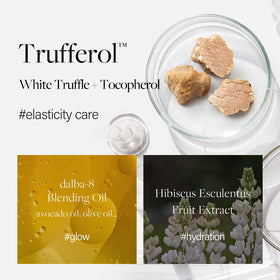 d'alba Piedmont white truffle vial highlighting signature Trufferol infusion with antioxidant benefit