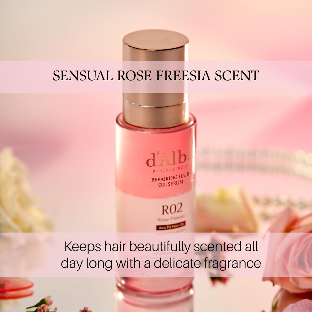 d'alba Piedmont label ingredients close-up revealing protein complex and argan oil benefit