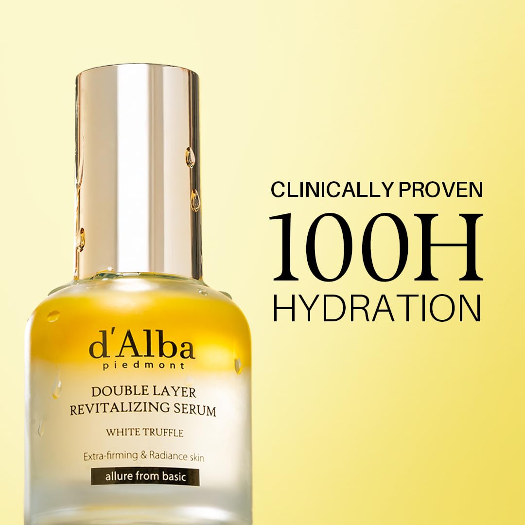 d'alba Piedmont close-up of the separated oil and serum layers for balanced hydration