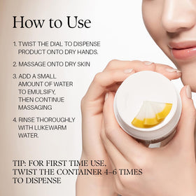 d'alba Piedmont on bathroom vanity in use, suggesting effortless daily cleansing
