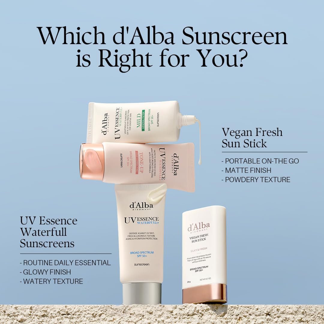 d'alba Piedmont used outdoors on a sunny day illustrating practical protection