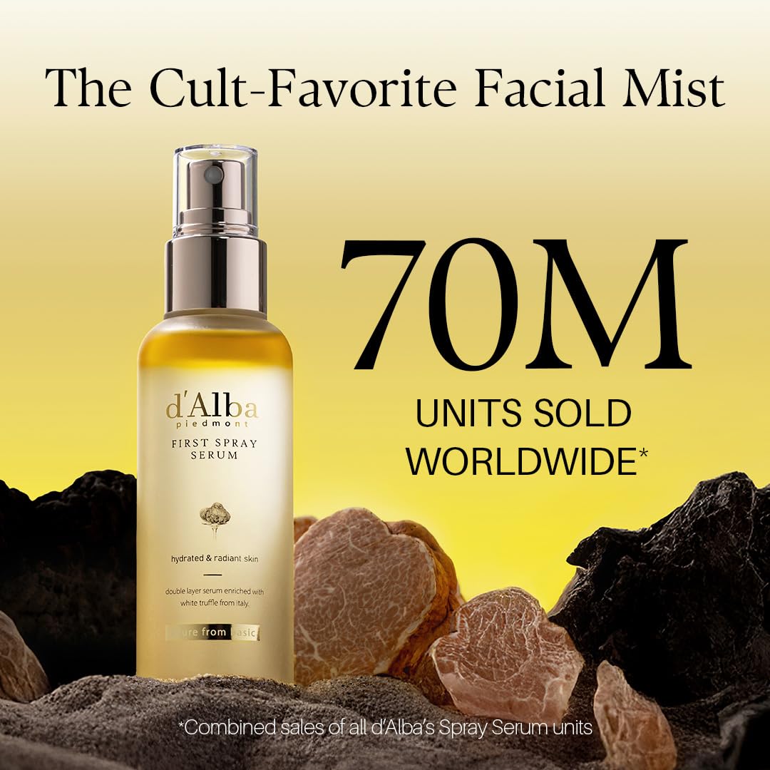 d'alba Piedmont mist spraying with fine particles for instant hydration