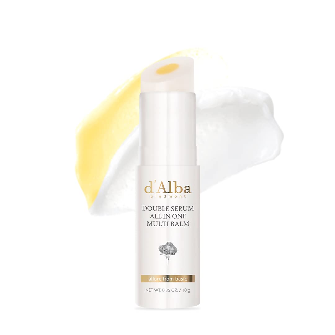 d'alba Piedmont stick front view shows sleek tube and easy glide benefit