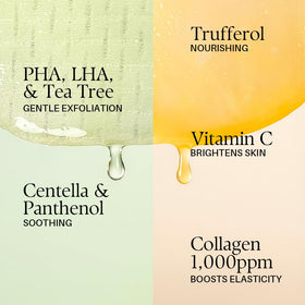 d'alba Piedmont pads on bathroom shelf conveying portability and routine-ready lifestyle benefit