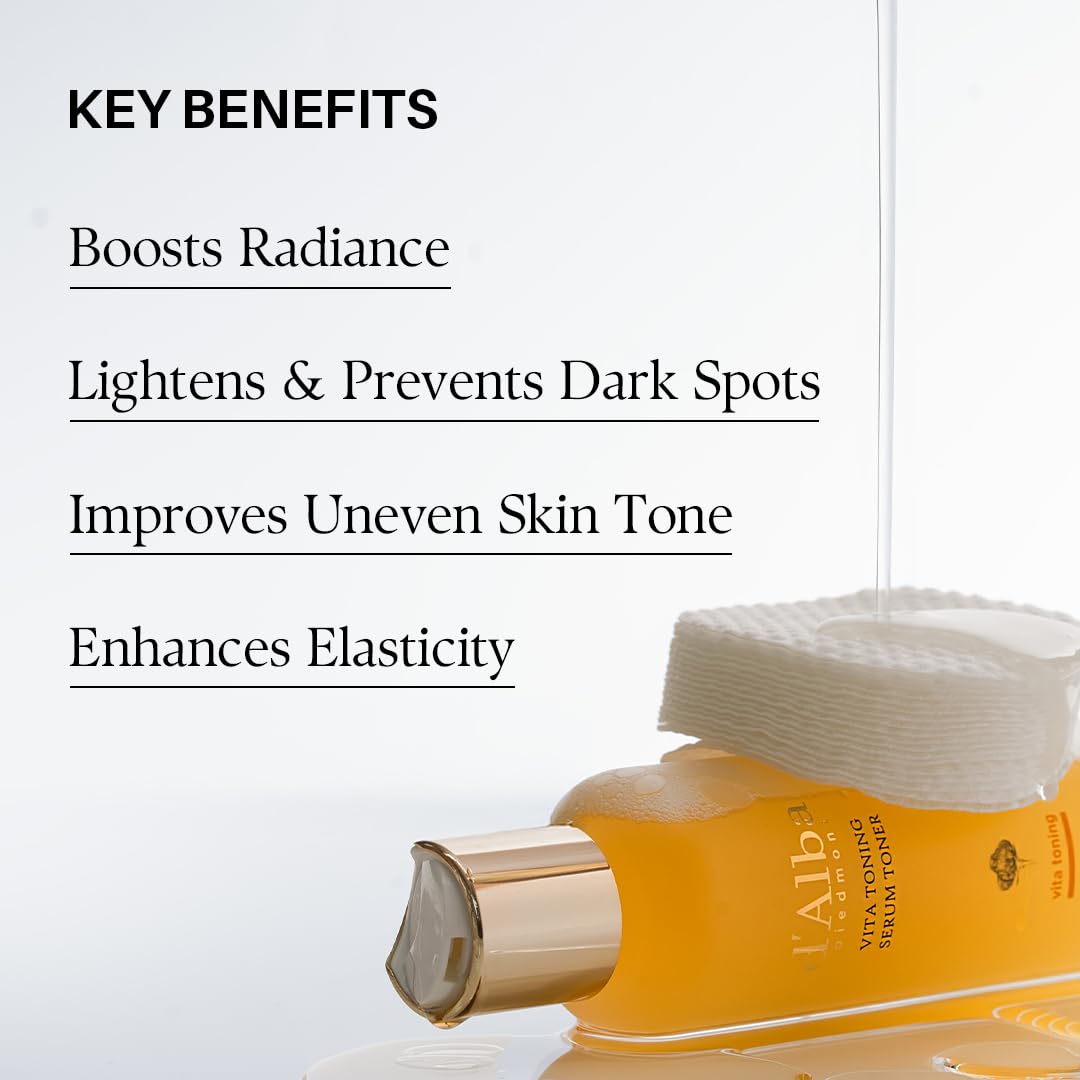 d'alba Piedmont serum applied to hand demonstrating quick absorption benefit