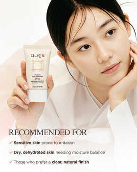 Danahan in a bathroom morning routine scene conveying everyday sunscreen use