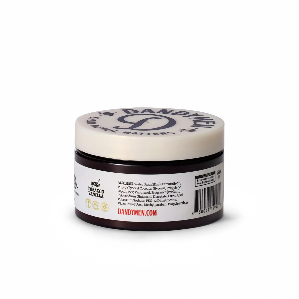 DandyMen pomade on bathroom vanity illustrating daily grooming routine