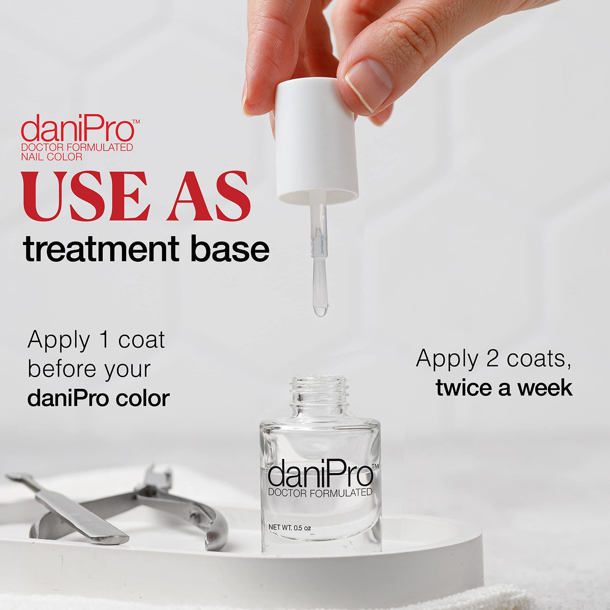 daniPro label detail with ingredient emphasis and trust cues