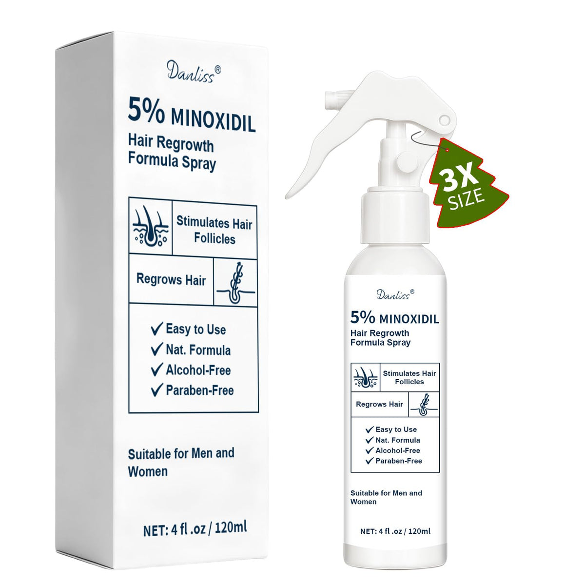 Danliss front packaging 4 oz showing product and strength benefit