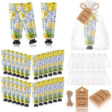 Dansib front packaging showing lemon-scented mini tubes and matching bags for gifts