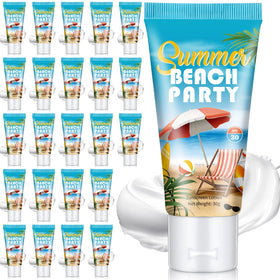 Dansib front packaging showing 24 mini sunscreen tubes, convenient bulk gifting