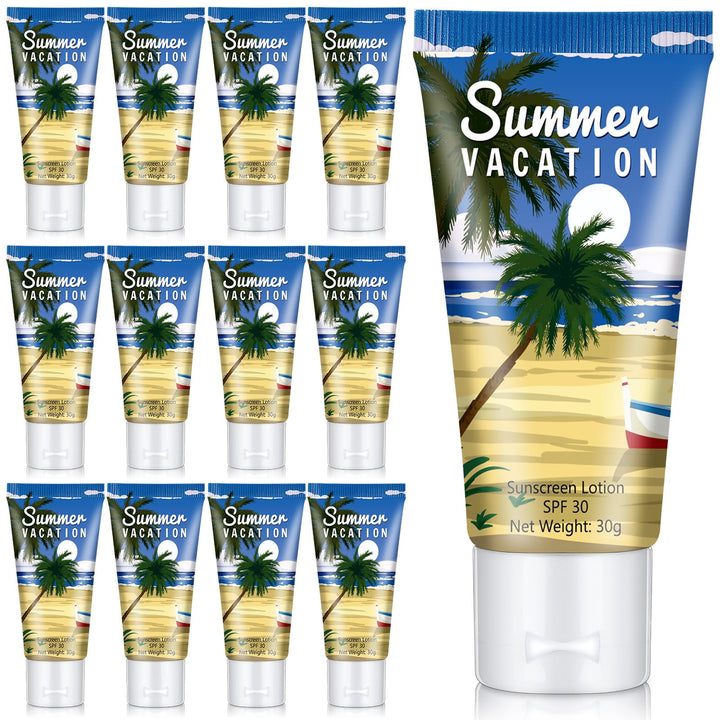 Dansib front packaging showing 12 compact sunscreen tubes for easy gifting
