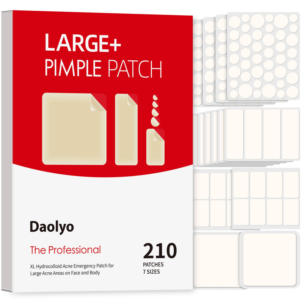 Daolyo front packaging showing 210 patches and brand promise