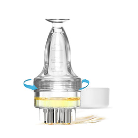 DAPENG front view of full applicator showing clear reservoir and cap for precise dosing