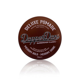 Dapper Dan front jar showing packaging and brand clarity for easy identification