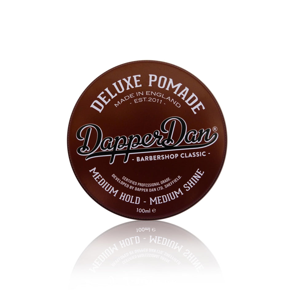 Dapper Dan front jar showing packaging and brand clarity for easy identification