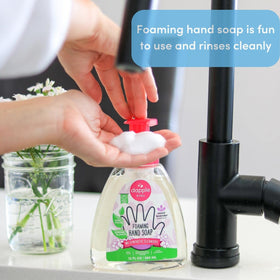 Dapple label ingredients and award highlighting purity and clean ingredient benefit