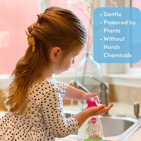 Dapple lifestyle family handwashing showing gentle care for kids benefit