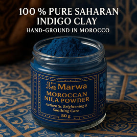Dar Marwa ingredient label and Moroccan origin showing authentic sourcing and transparency benefit