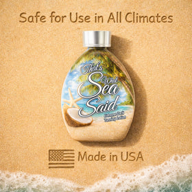 DARK TANS EXCLUSIVE on skin near tattoo showing tattoo-safe, color-preserving benefit