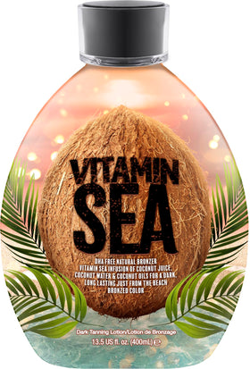 DARK TANS EXCLUSIVE front bottle showing label and 13.5 oz size for clear identification
