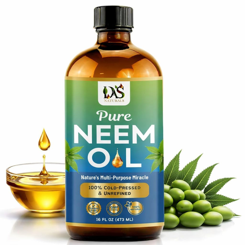 DAS NATURALS front bottle view showing clean packaging and content benefits
