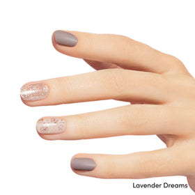 Dashing Diva After Glow accent strips detail showing shimmer accents and chip resistance