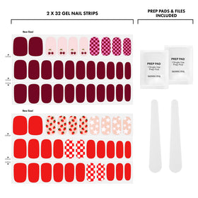 Dashing Diva applying a strip to nail demonstrating easy at-home salon results