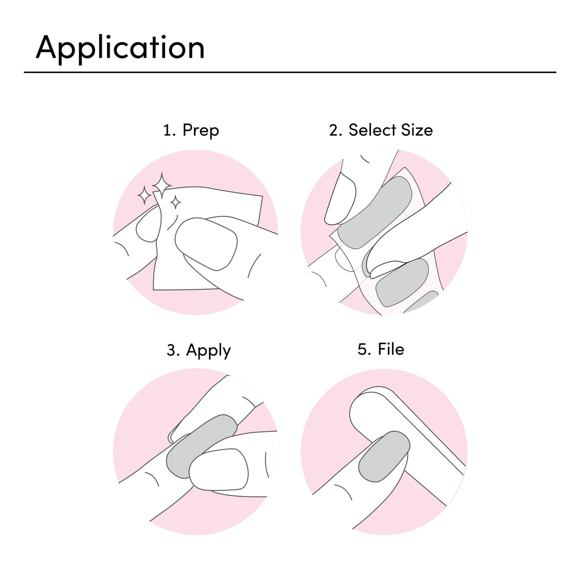 Dashing Diva applying strip pressed to nail for fast salon-style benefit