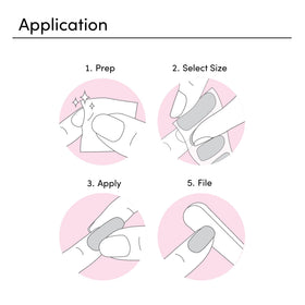 Dashing Diva prep pad and nail file demonstrating easy application and prep benefit