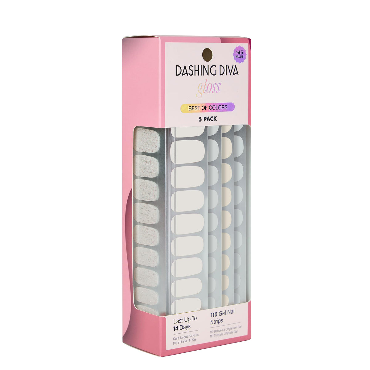 Dashing Diva front packaging showing kit contents and benefit of complete set
