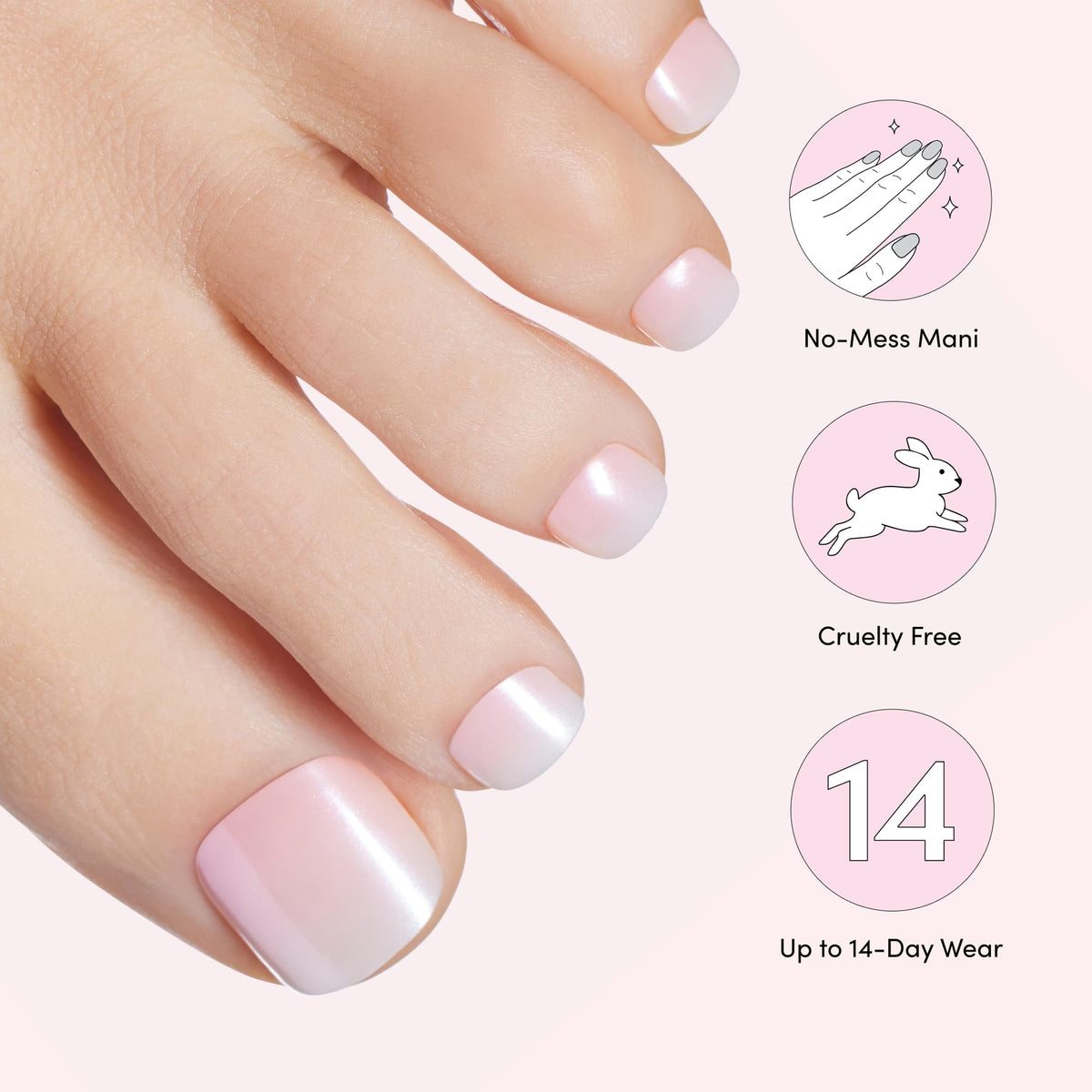 Dashing Diva included prep pad, file, and manicure stick for quick application