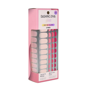 Dashing Diva front packaging showing kit and glossy nail colors for quick salon look